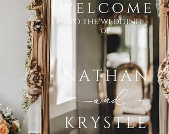 Wedding Selfie Mirror SVG, Digital File, You Look Incredible, DIY Wedding Mirror SVG, Wedding Sticker for Mirror, Welcome to Our Wedding