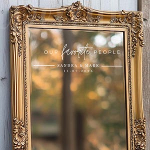 WEDDING VINYL, Wedding Selfie Mirror Decal, You Look Incredible, DIY Wedding Mirror, Let&#39;s Celebrate Wedding Decal, Physical Item