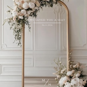 Wedding Mirror Vinyl Decal, Custom Selfie Mirror Sign