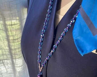 Purple Jewelry ID Lanyard (Boss or Colleague Gift, Jewelry ID Necklace, Purple Jewelry, Badge Hook, Office Gift Ideas, Beautiful Lanyards)