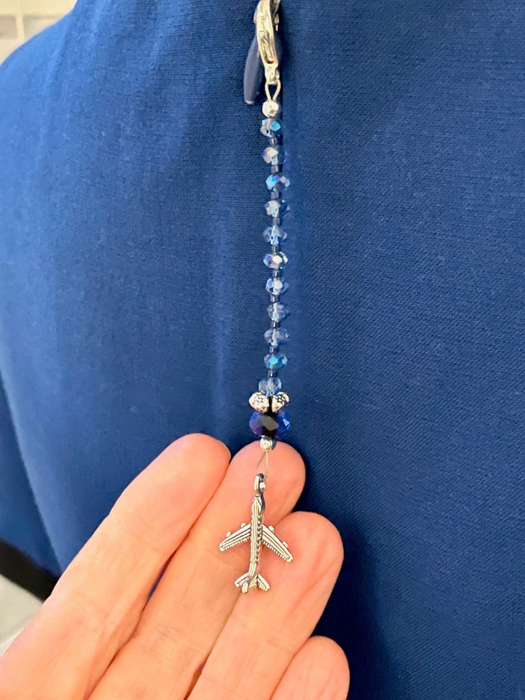 Blue Airplane Zipper Pull Dress Zipper Zipit Airplane Etsy