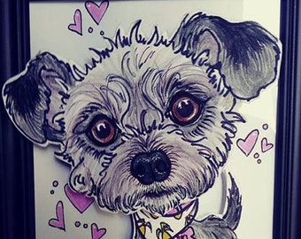 Bobble Head Pet Caricature/Portrait