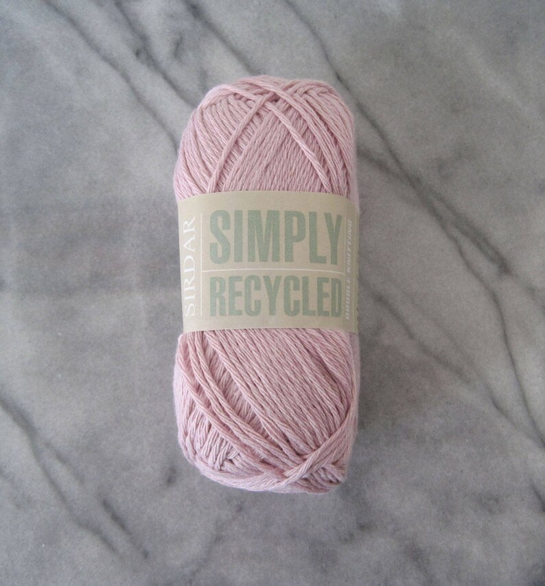 Sirdar Simply Recycled DK Cotton Acrylic Blend Yarn One Skein Etsy