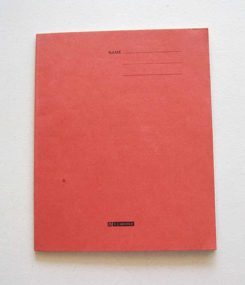 1950s E J Arnold School Writing Jotter Workbook Notebook Exercise Book ...