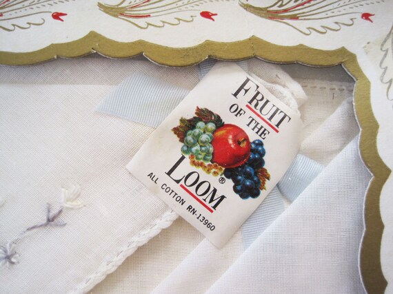 Vintage Box Set of 3 Fruit of the Loom Embroidere… - image 3