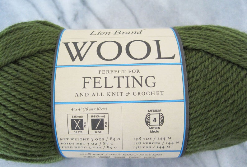 lion brand aran yarn