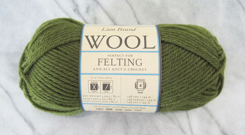 lion brand aran yarn