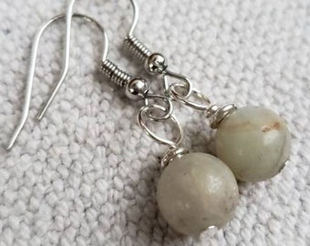 Minimalist Stone Earrings, Simple Small Earrings