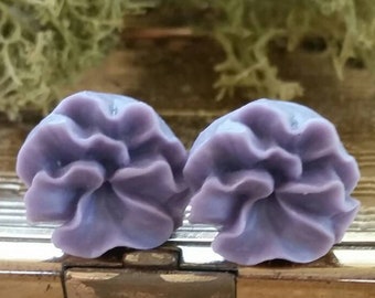 Flower Plugs, Wedding Gauges, Purple Gauges