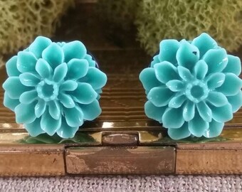 Aqua Flower Plugs, Wedding Gauges, Aqua, Mum, Gauges, Wedding Plugs