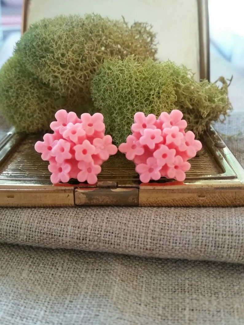 Bridal Plugs Girly Plugs Flower Plugs Pink Flowers Etsy
