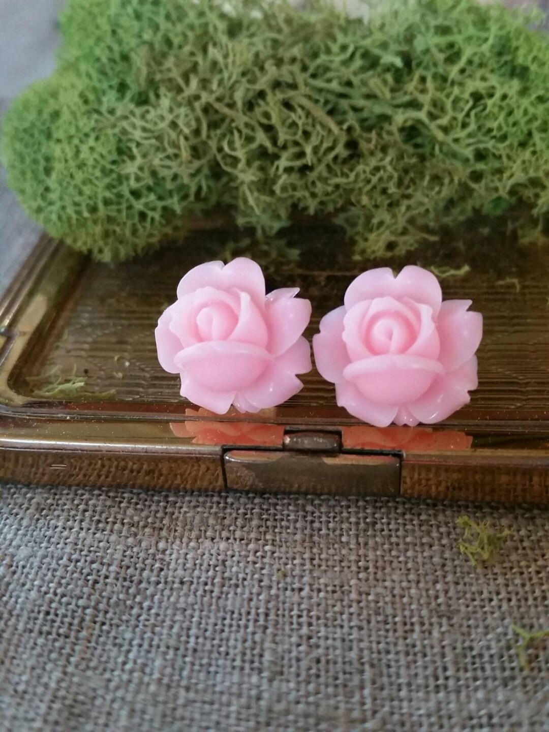 Flower Plugs Gauges Baby Pink Roses - Etsy