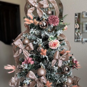 Valentinstag Baum, Weihnachtsbaum, Baby-Mädchen-Kinderzimmer-Baum, Mädchen-Schlafzimmer-Baum, Rosegold Baum