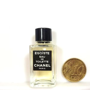 Égoïste Chanel Miniatura 4 ml EDT Perfume Vintage para Hombre – Minibotella Coleccionable Excepcional – Chanel París Tamaño Viaje – Fragancia Francesa de Lujo