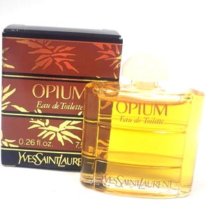 Vintage YSL Opium Mini Perfume 7-5ml Collectible Oriental Spicy Scent
