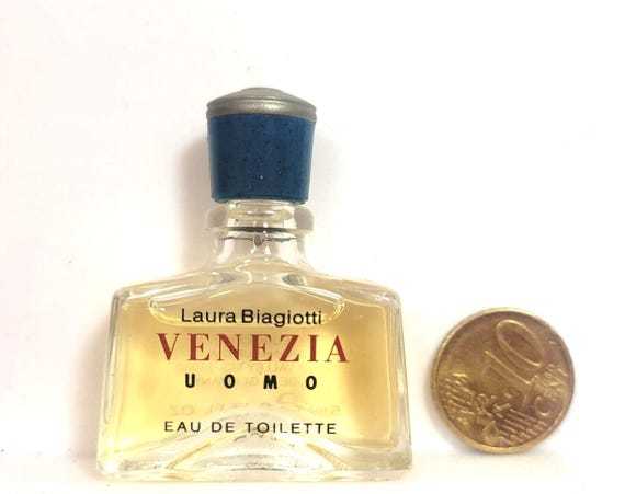 Vintage Laura Biagiotti Venezia Uomo Miniature Parfum 5ml: 1990s