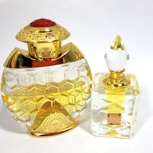 Fawah Al Haramain Attar: Himbeer & Blumiges Parfümöl in Kristallflasche