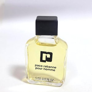 Paco Rabanne Pour Homme, 1973 Miniature.. 5ml Vintage EDTCollectible Fragrance,.mini perfumy, , zapach dla mężczyzn,