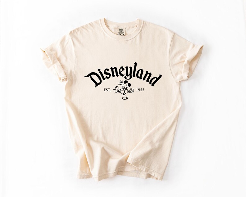a t - shirt with the word disneyland printed on it