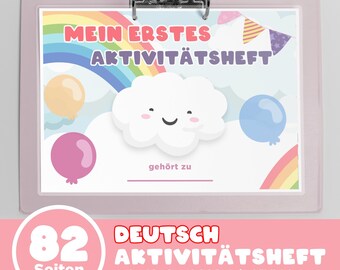 German Toddler Busy Book Printable For Boys - Preschool Learning Binder - Quiet Book - Montessori Activities - Educational Printables PDF