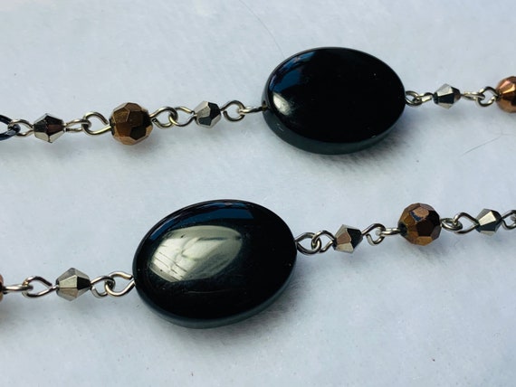 Lia Sophia Black Beads, Copper Beads, Black Chain… - image 7