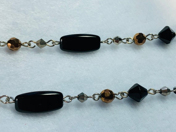 Lia Sophia Black Beads, Copper Beads, Black Chain… - image 8
