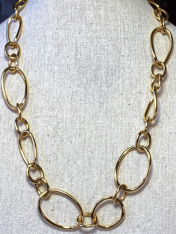 Joan Rivers Gold tone Link Chain Necklace