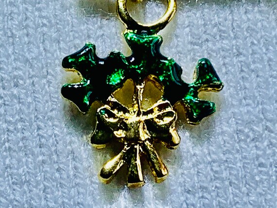 IRISH spelled in Kelly Green Rhinestones with dan… - image 5