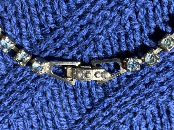 Baby Blue Geometric Rhinestone Demure Bracelet 5 … - image 6
