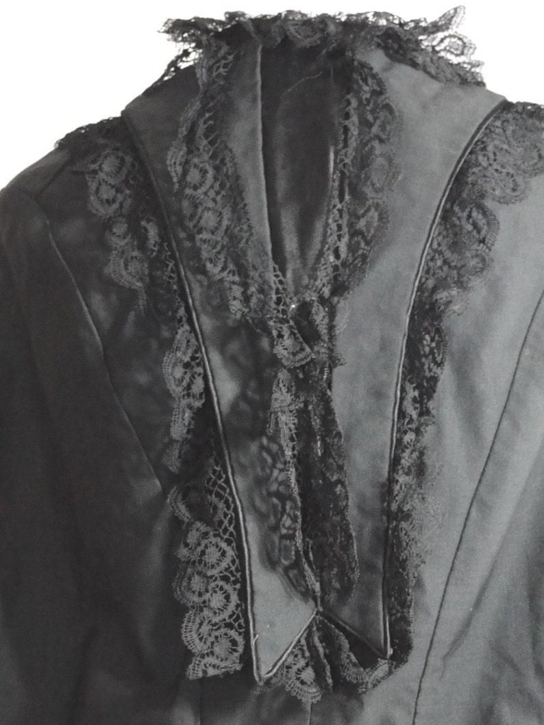 Antique Cape Victorian 1890s Antique Black Jet Beading Etsy