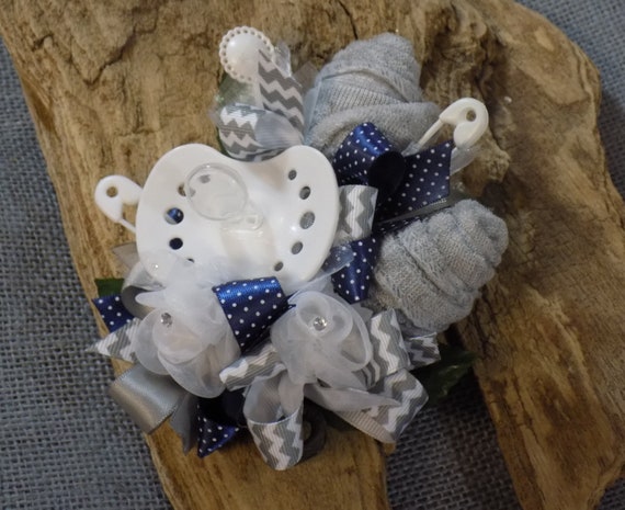 baby washcloth corsage