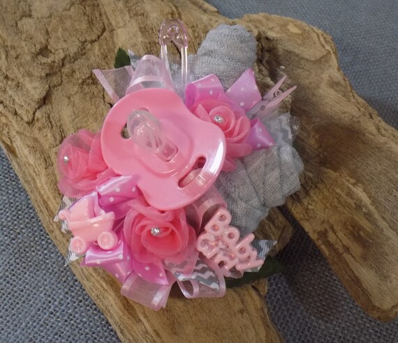 baby washcloth corsage