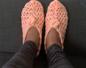 crochet slipper pattern tutorial, easy beginner