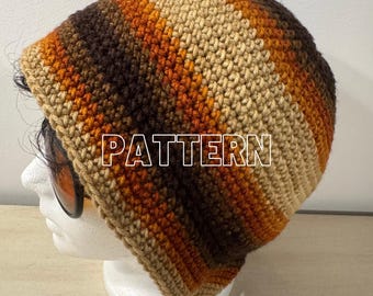 Easy Crochet Bucket Hat Pattern: Unisex, 2 Sizes, adult and toddler, (PDF)