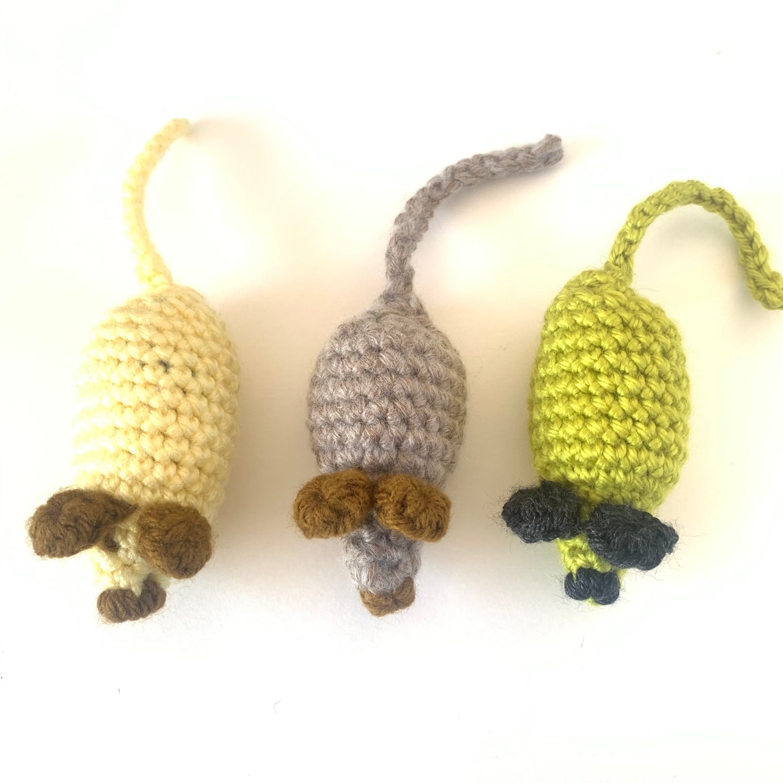 Mouse pattern crochet cat toy mouse pattern mice toy rat Etsy