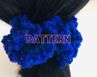 Crochet Hair Scrunchies Pattern: 4 Easy Designs (PDF)
