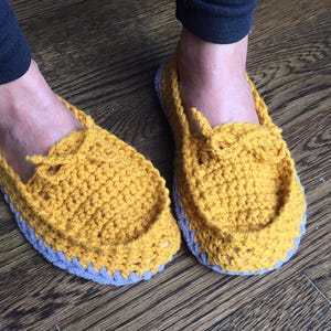Crochet Loafer Pattern: Family Boat Shoes (PDF Download, 3 Sizes)