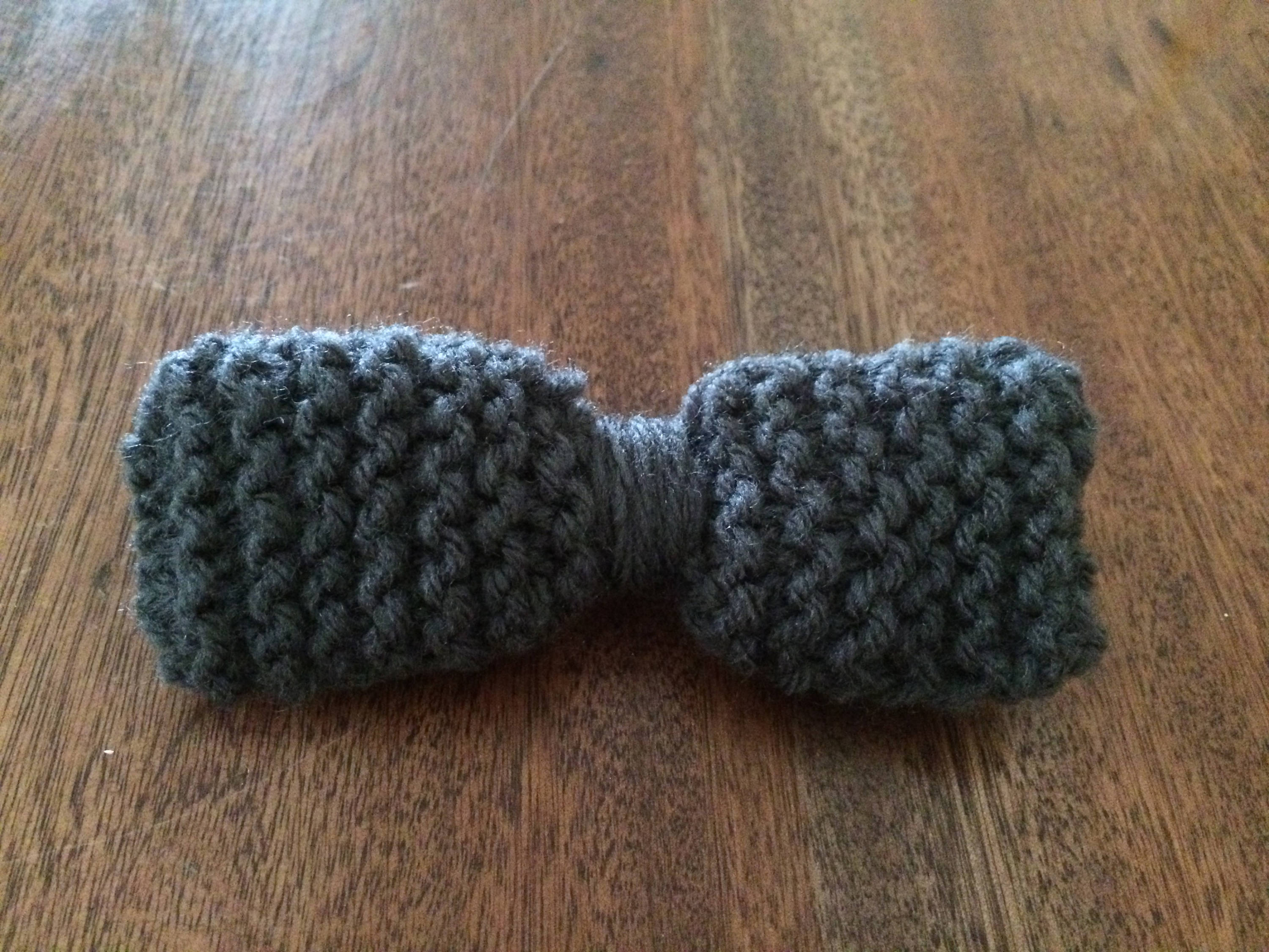 Knit Bow Tie Pattern Tutorial Hair Bow Etsy Ireland