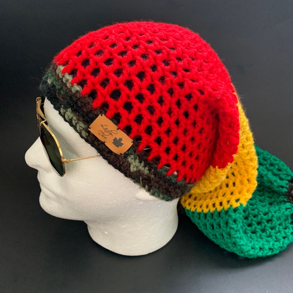 Crochet Rasta Hat Etsy