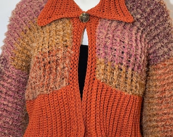 Crochet Cardigan Sweater Pattern: Size Inclusive Women's Clothing (PDF)