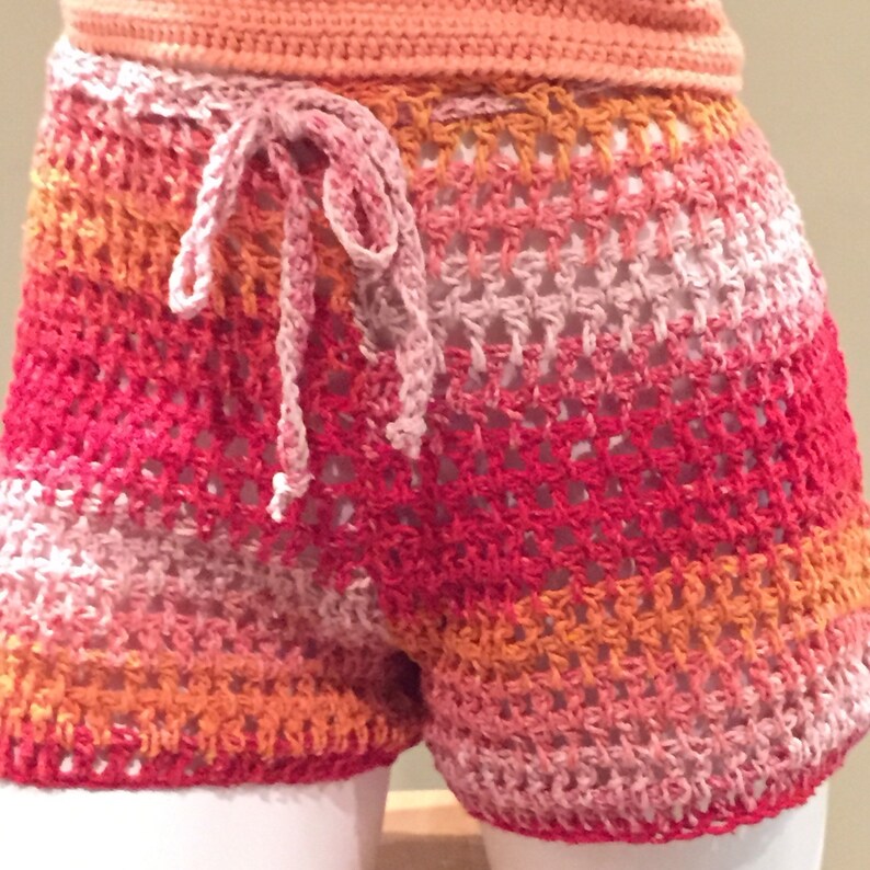 Easy crochet shorts pattern boy shorts casual cotton Etsy