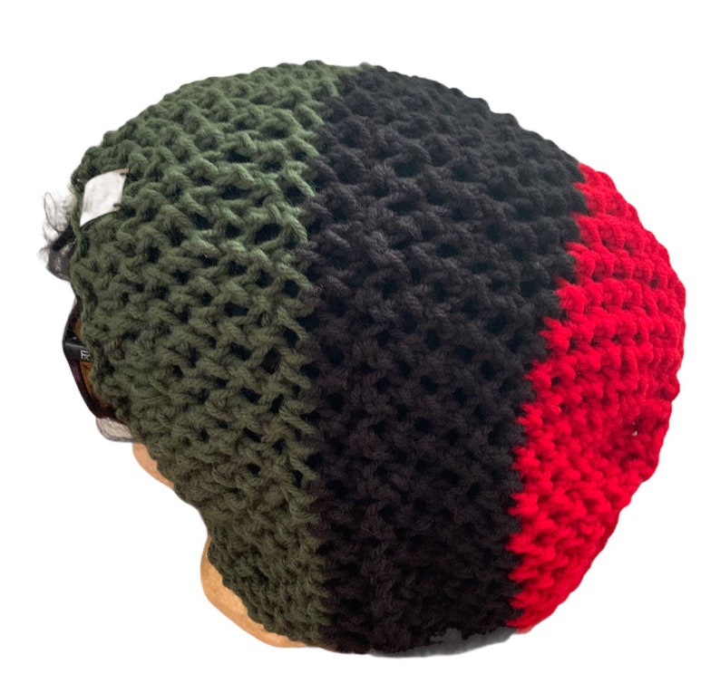 Knit Tam Dread Tube Hat Pattern Tutorial Etsy