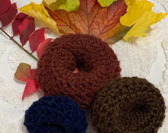 Crochet Hair Donuts Bun Maker Pattern: easy beginner, 3 sizes, PDF, digital download