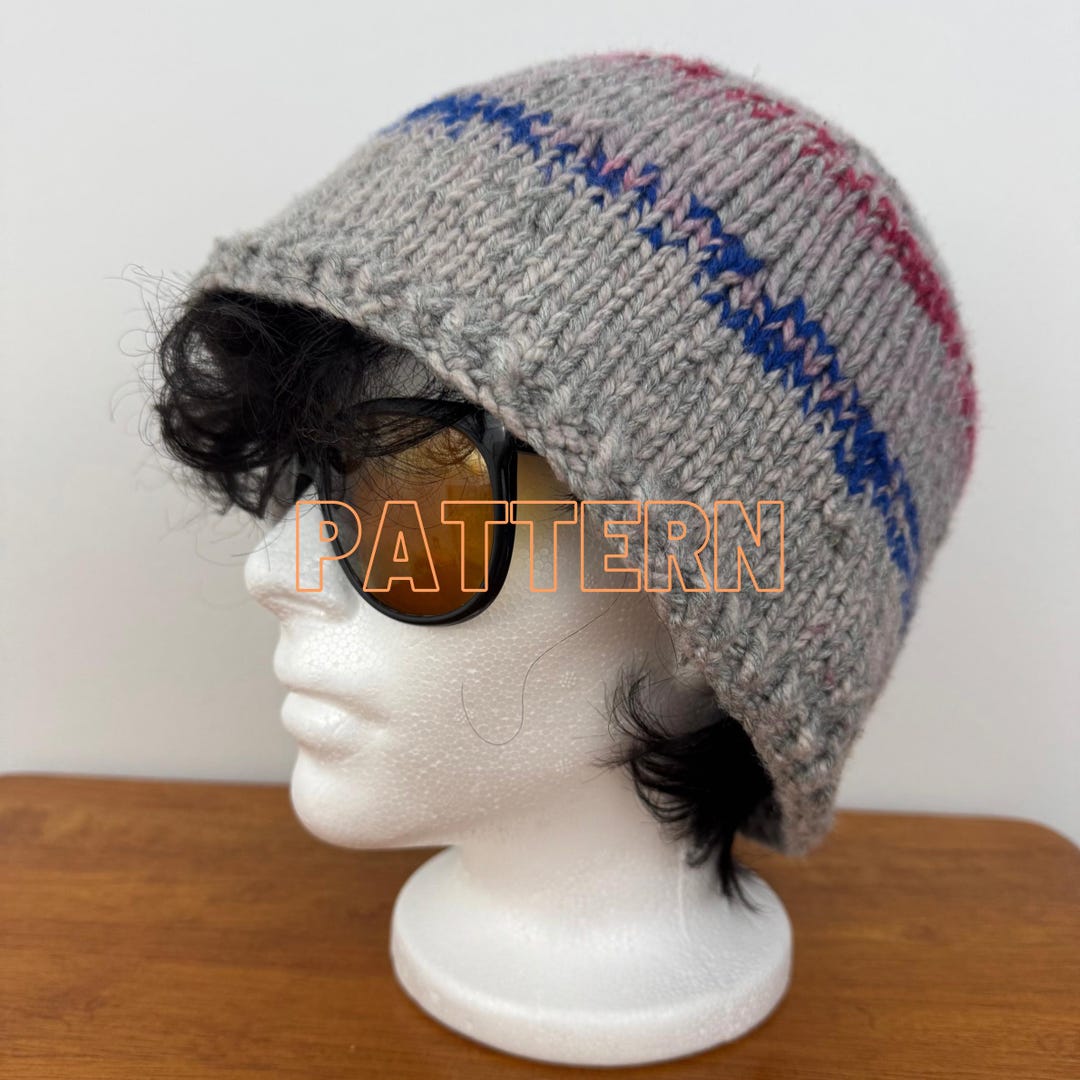 Knit Bucket Hat PATTERN for Beginners: Unisex All-season (PDF Download ...
