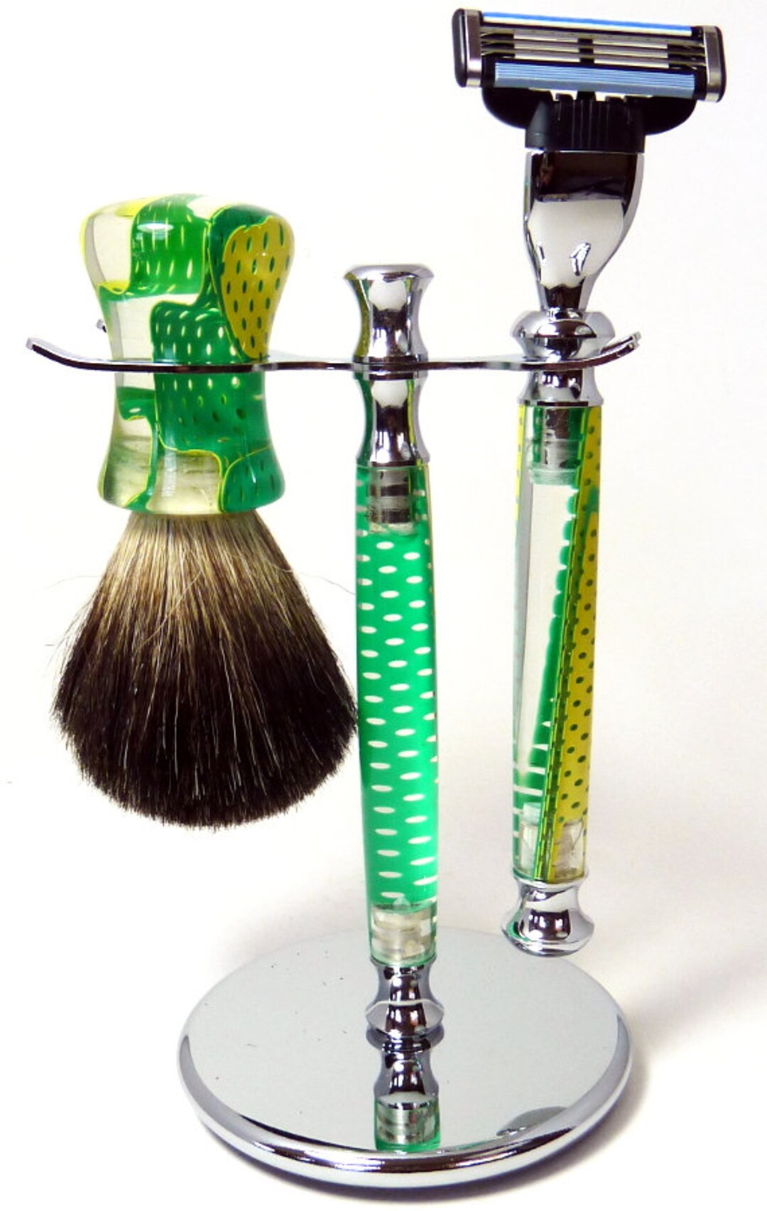 Gillette Men's Shaving Set Sprite Water Mesh Acrylic Free Shipping