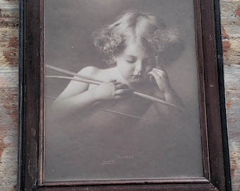 1800's Framed Child Picture