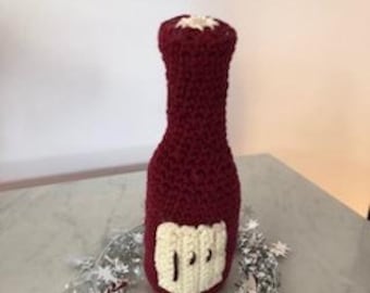 Wine Bottle Crochet Personal Size