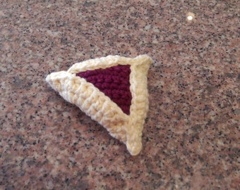 Hamantashen Purim Crochet Cookie Hamantaschen