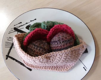 Falafel Crochet Play Food