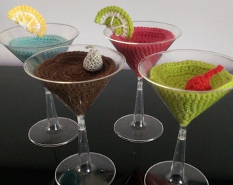 Crochet cocktails "Cro-tinis" Martinis